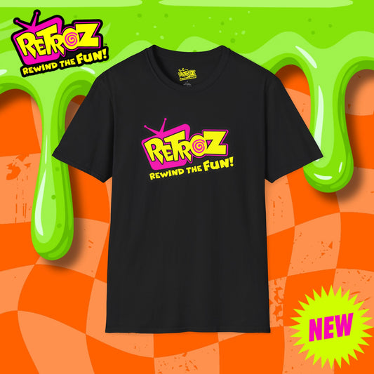 🌀 Official Retroz Unisex Softstyle T-Shirt – Rewind the Fun!