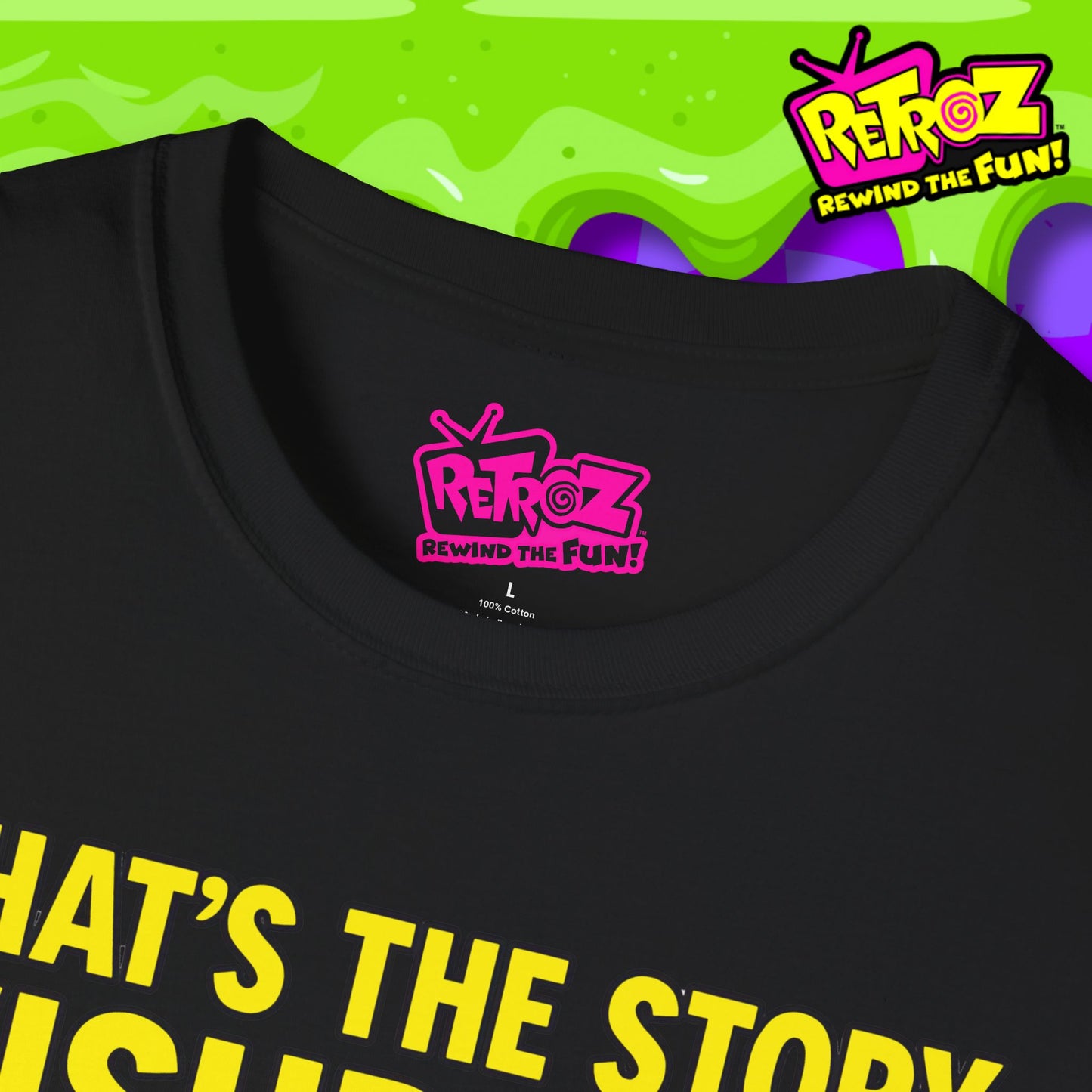 📚🐾 What’s the Story, Wishbone? – Retroz™ T-Shirt 🐾📚