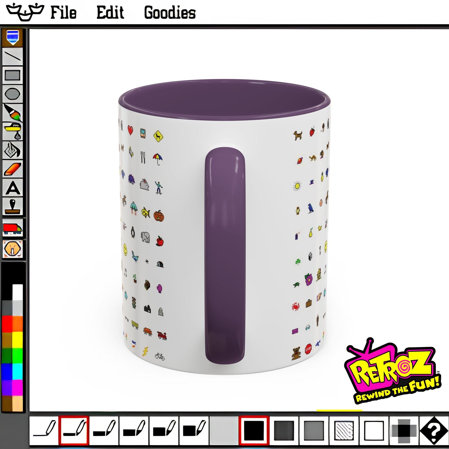 Retroz™ Pixel Icon Mug – Rewind the Fun™