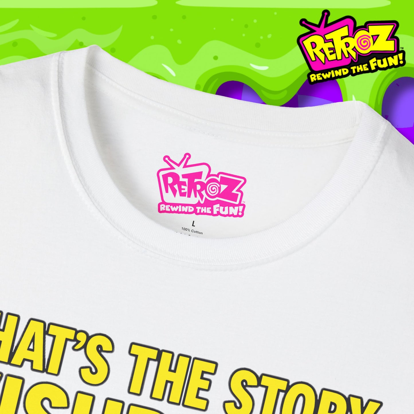 📚🐾 What’s the Story, Wishbone? – Retroz™ T-Shirt 🐾📚