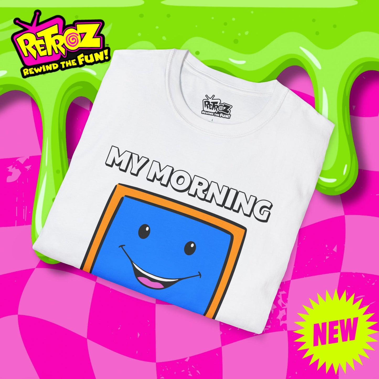 My Morning Face Retro TV T-Shirt