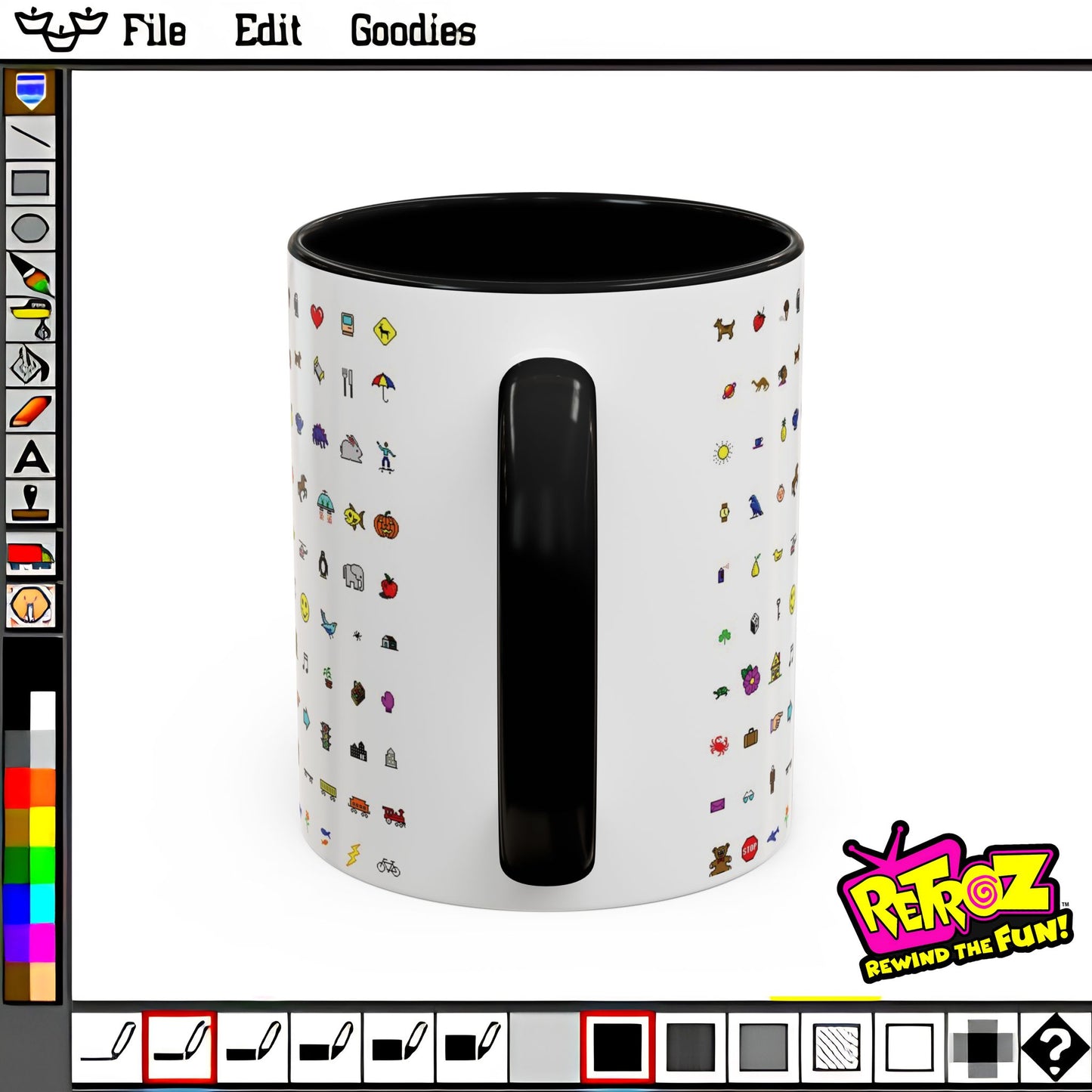 Retroz™ Pixel Icon Mug – Rewind the Fun™