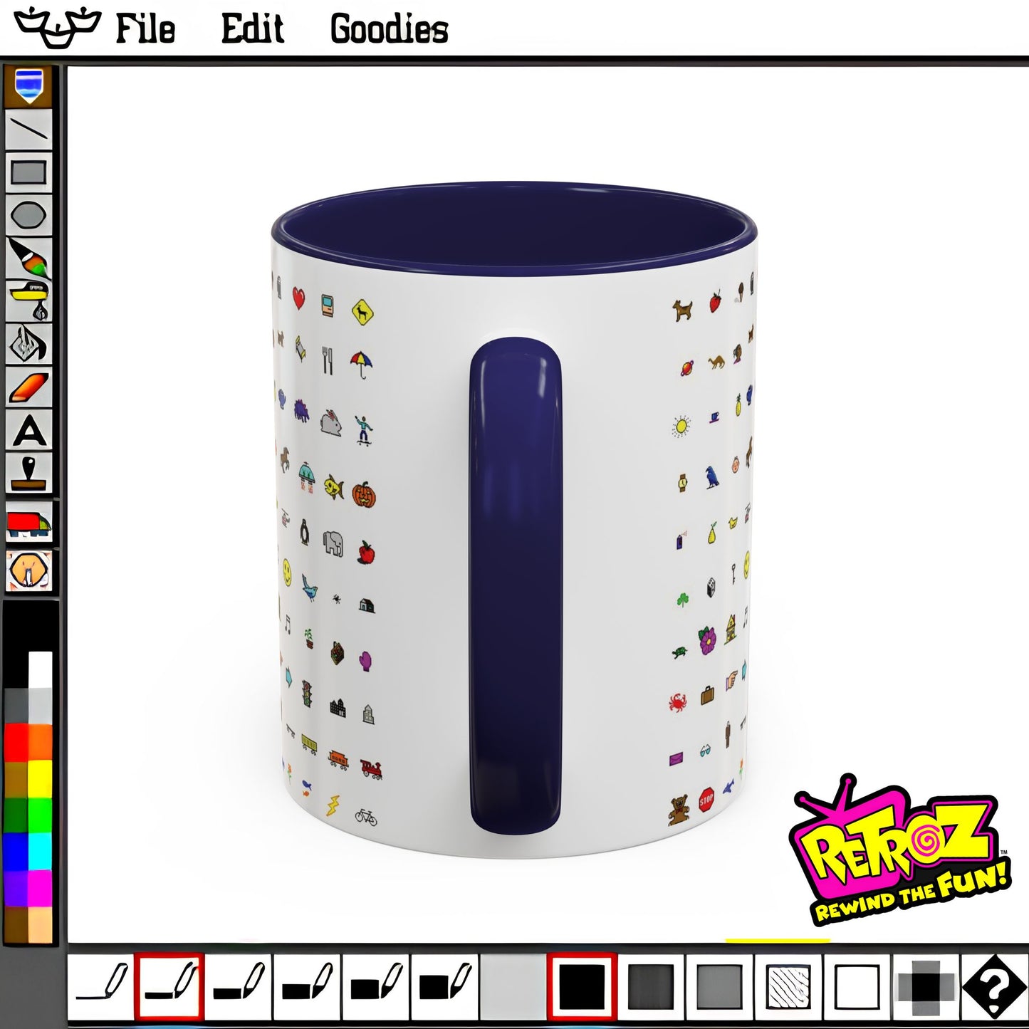 Retroz™ Pixel Icon Mug – Rewind the Fun™