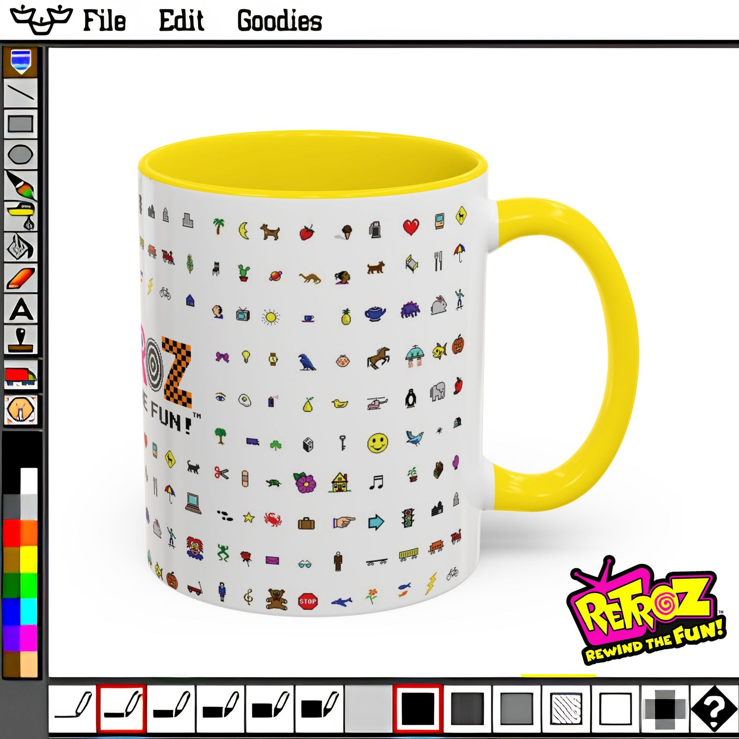 Retroz™ Pixel Icon Mug – Rewind the Fun™