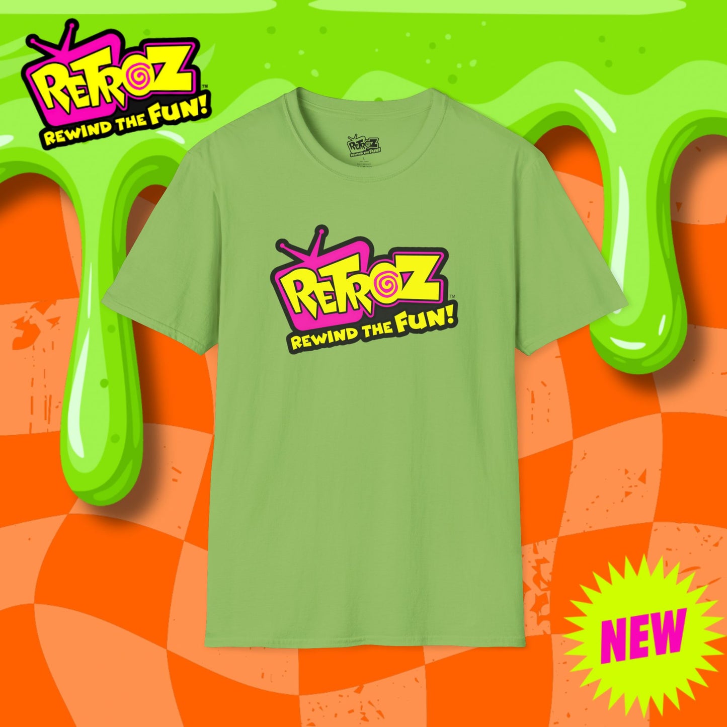 🌀 Official Retroz Unisex Softstyle T-Shirt – Rewind the Fun!