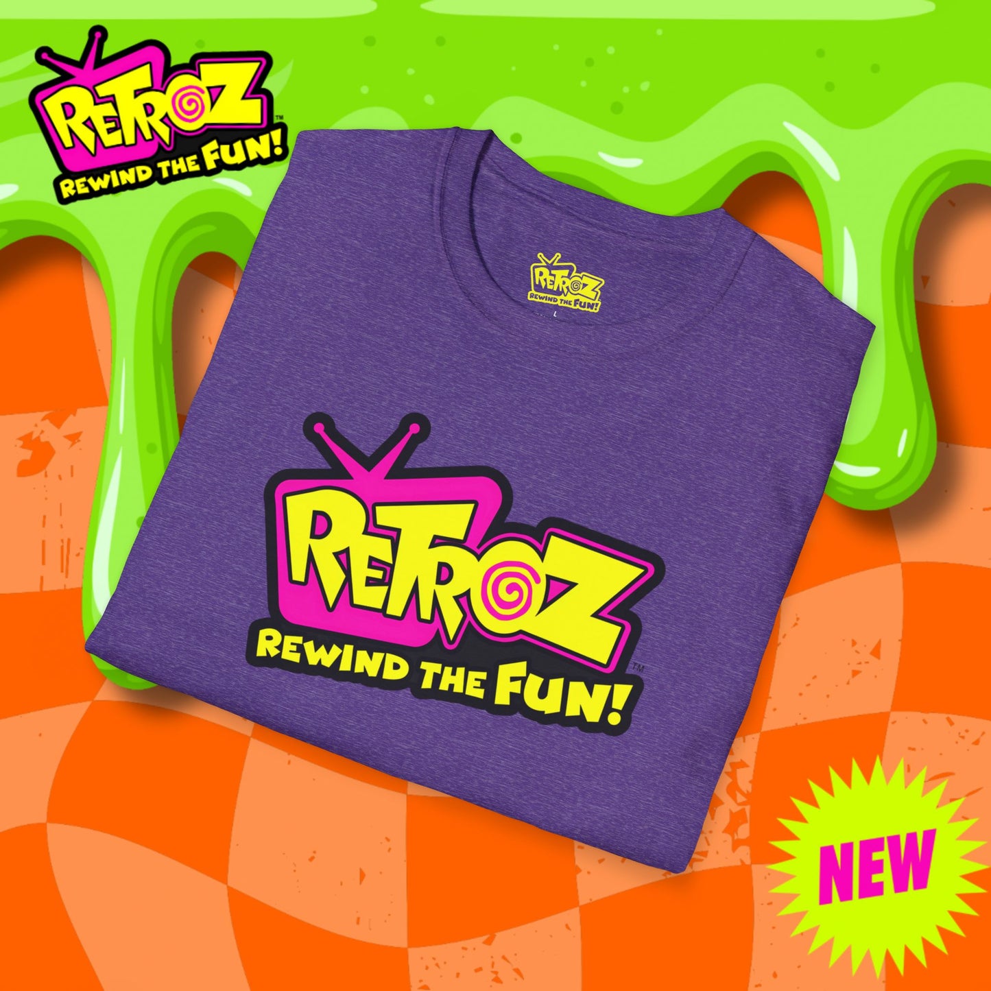 🌀 Official Retroz Unisex Softstyle T-Shirt – Rewind the Fun!