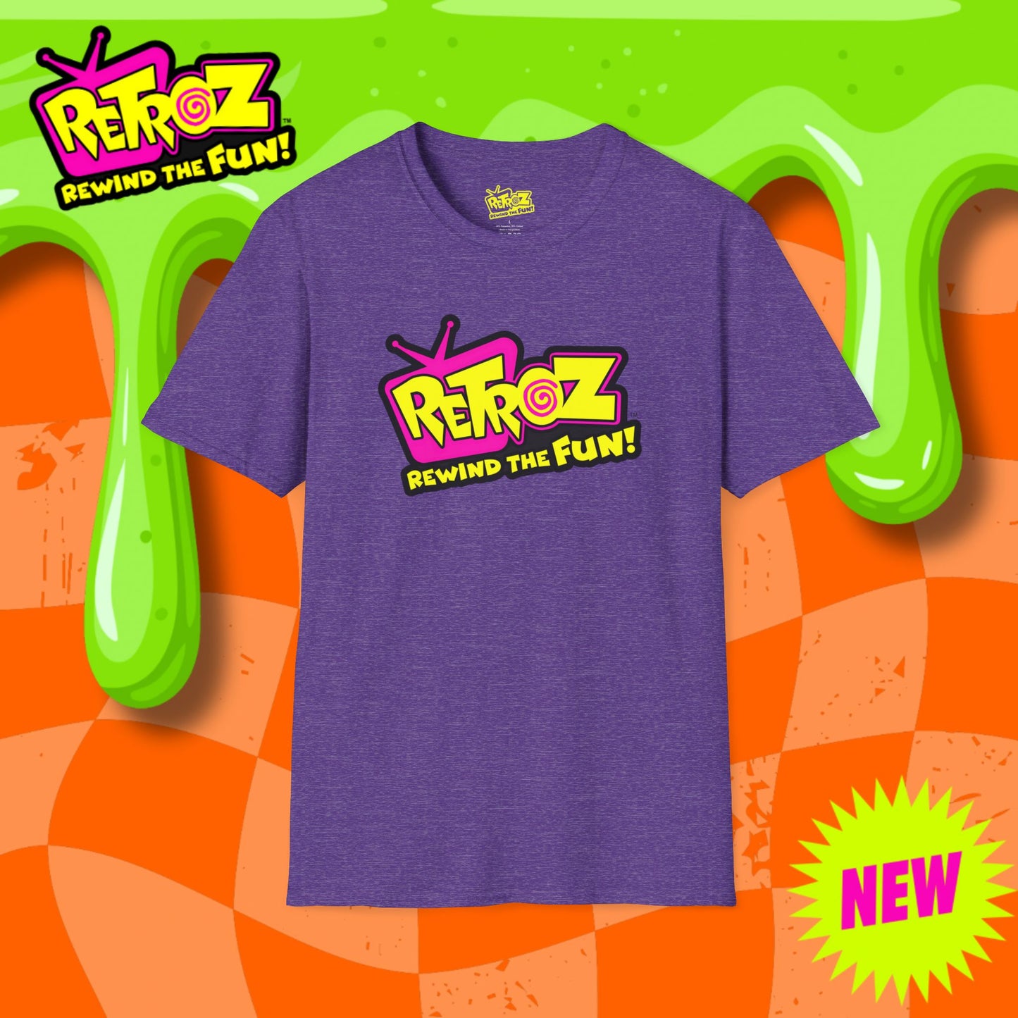 🌀 Official Retroz Unisex Softstyle T-Shirt – Rewind the Fun!