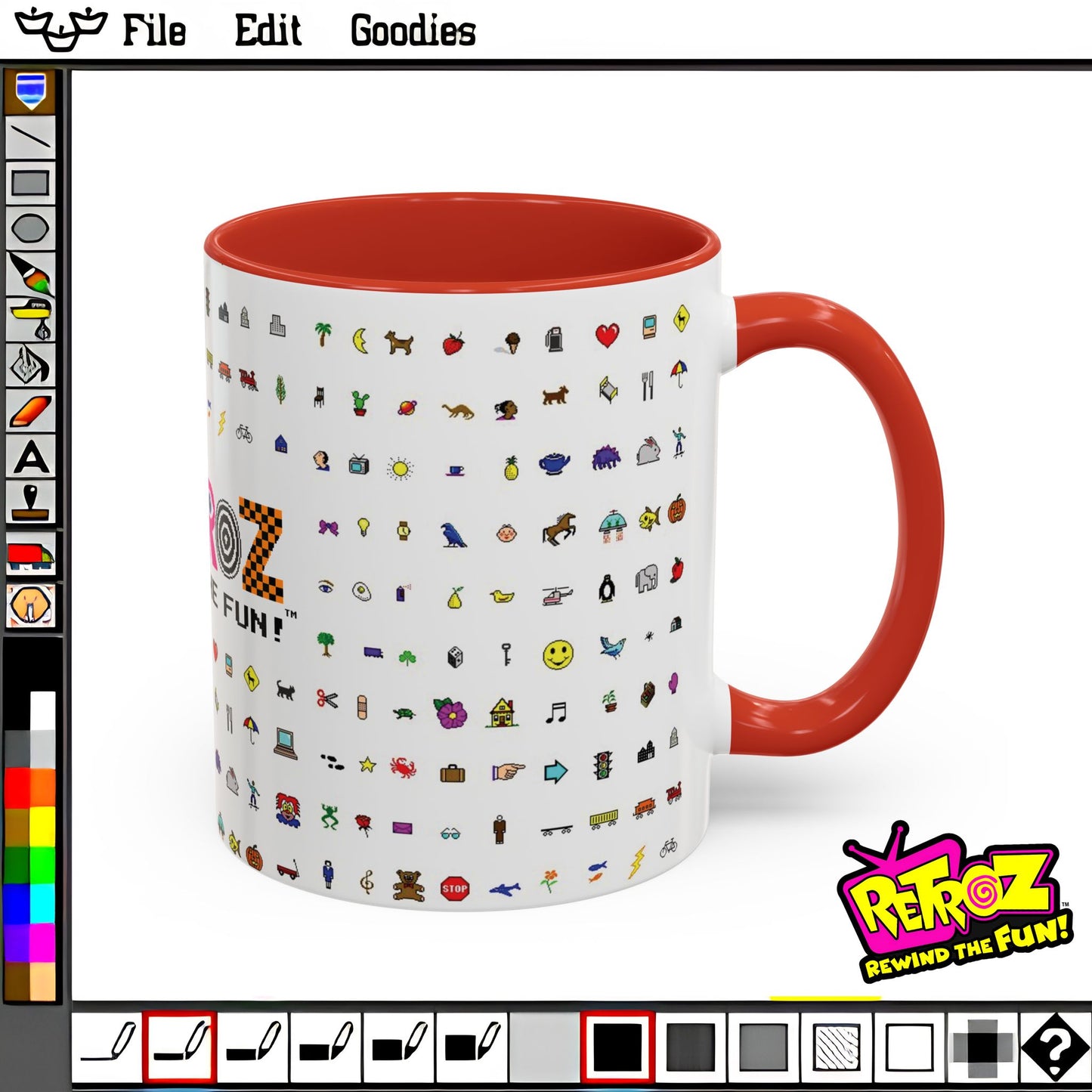 Retroz™ Pixel Icon Mug – Rewind the Fun™