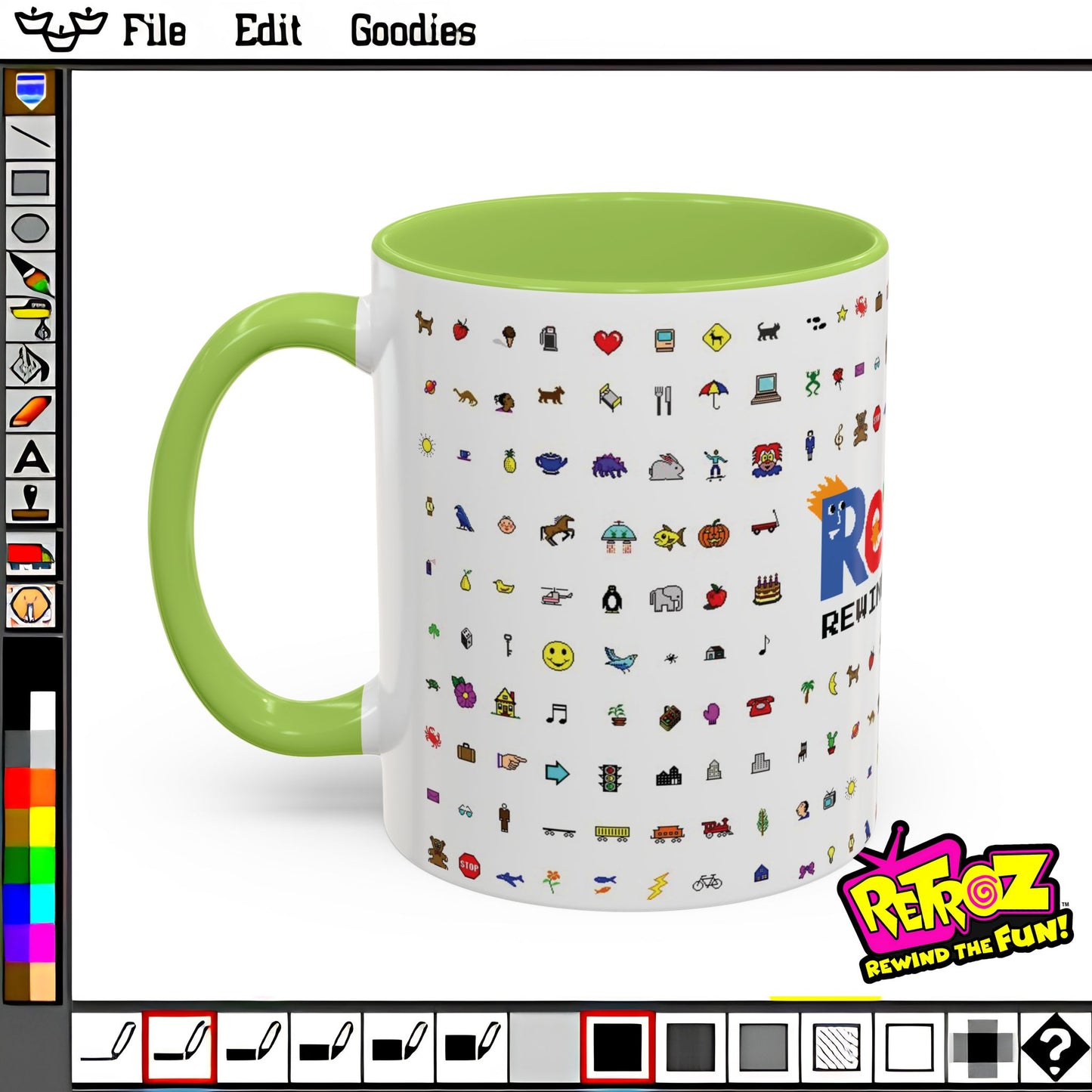 Retroz™ Pixel Icon Mug – Rewind the Fun™