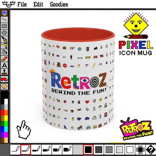 Retroz™ Pixel Icon Mug – Rewind the Fun™