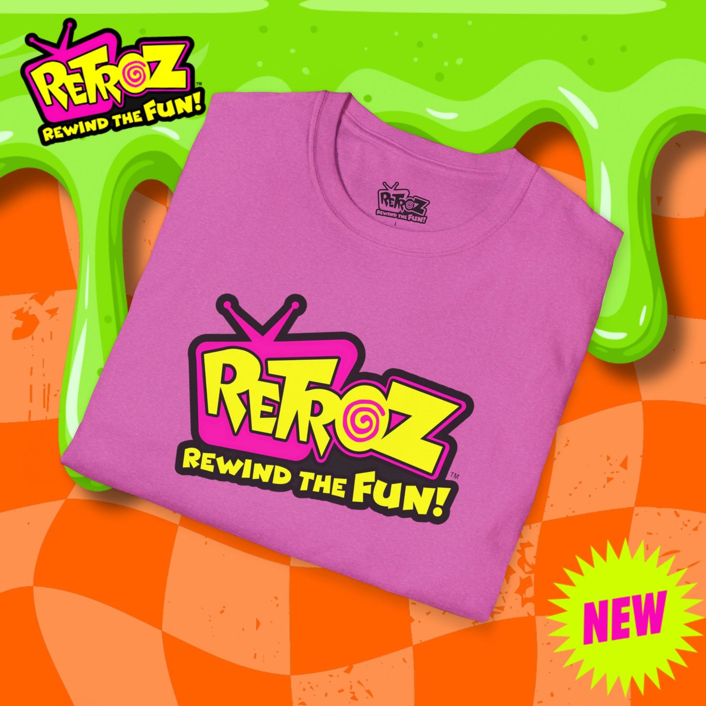 🌀 Official Retroz Unisex Softstyle T-Shirt – Rewind the Fun!