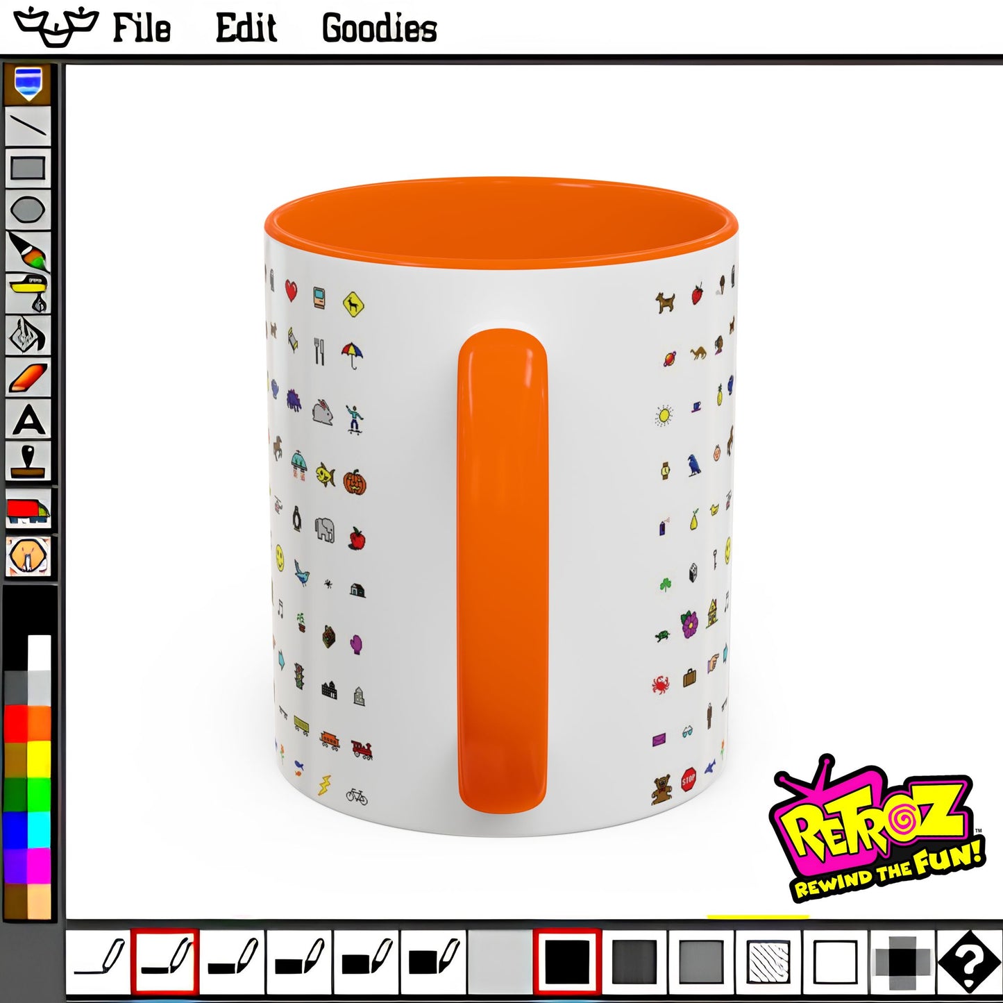 Retroz™ Pixel Icon Mug – Rewind the Fun™