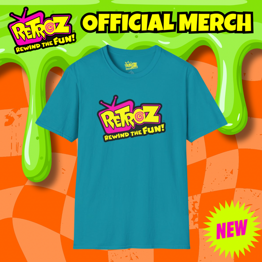 🌀 Official Retroz Unisex Softstyle T-Shirt – Rewind the Fun!