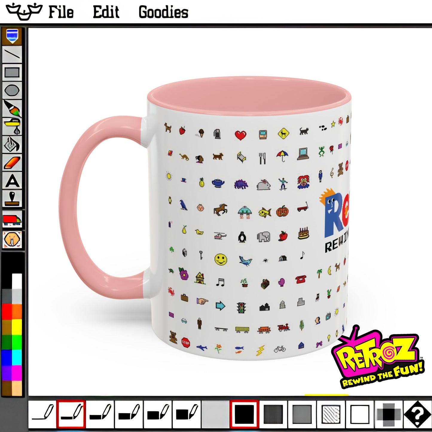 Retroz™ Pixel Icon Mug – Rewind the Fun™