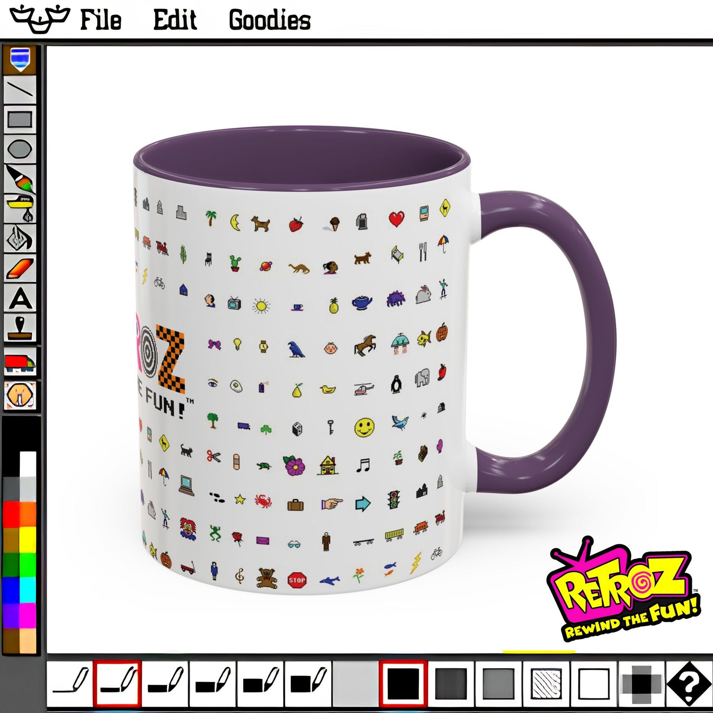 Retroz™ Pixel Icon Mug – Rewind the Fun™
