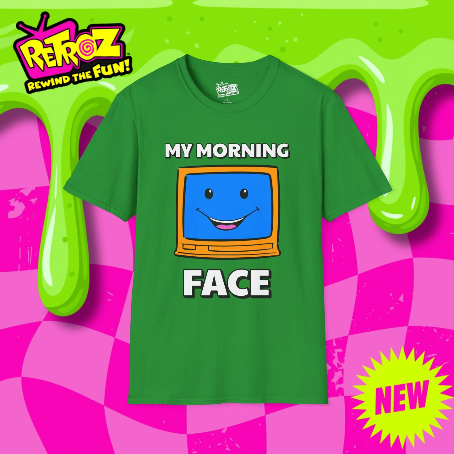 My Morning Face Retro TV T-Shirt