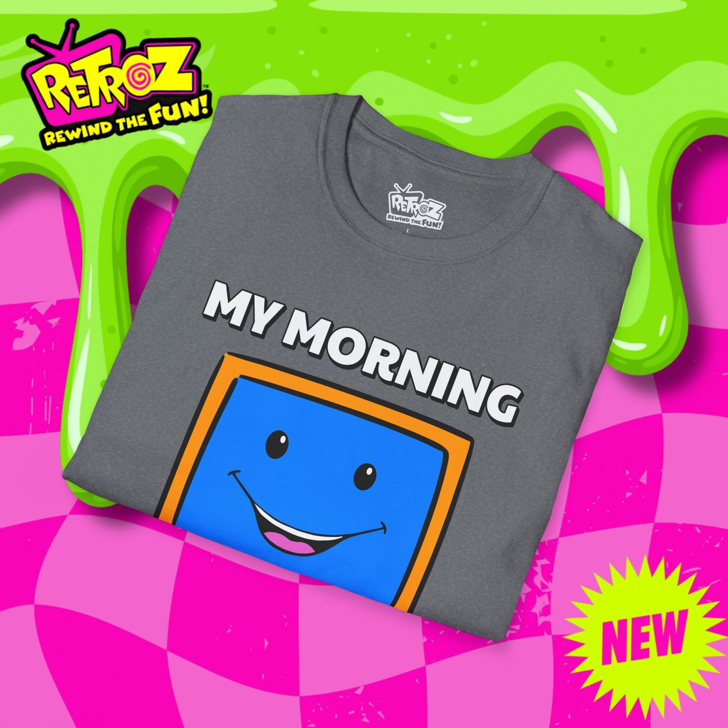 My Morning Face Retro TV T-Shirt