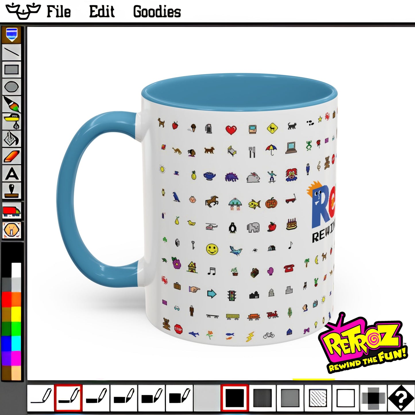 Retroz™ Pixel Icon Mug – Rewind the Fun™