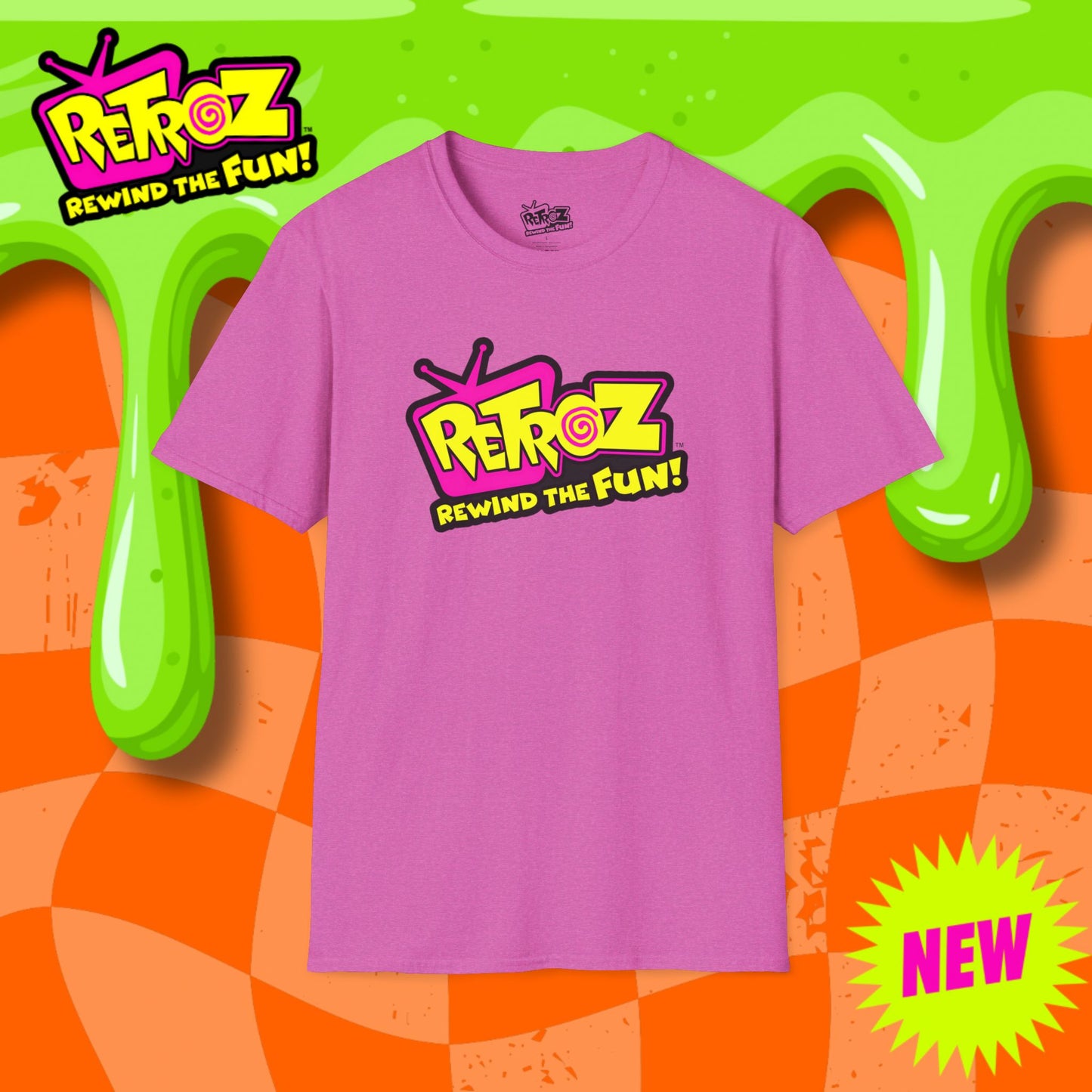 🌀 Official Retroz Unisex Softstyle T-Shirt – Rewind the Fun!