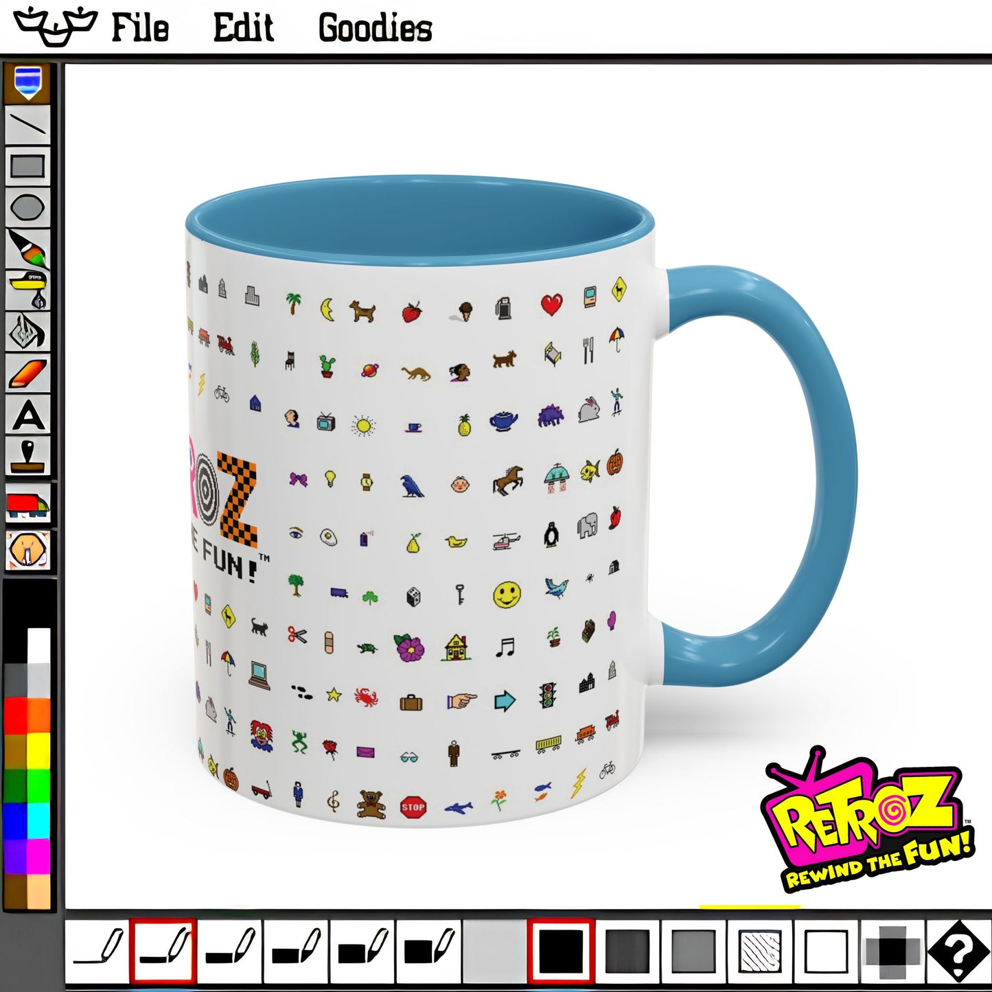 Retroz™ Pixel Icon Mug – Rewind the Fun™