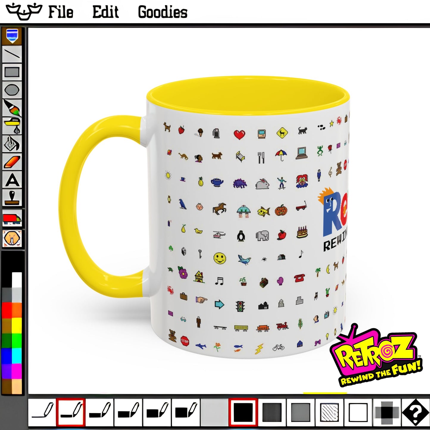 Retroz™ Pixel Icon Mug – Rewind the Fun™