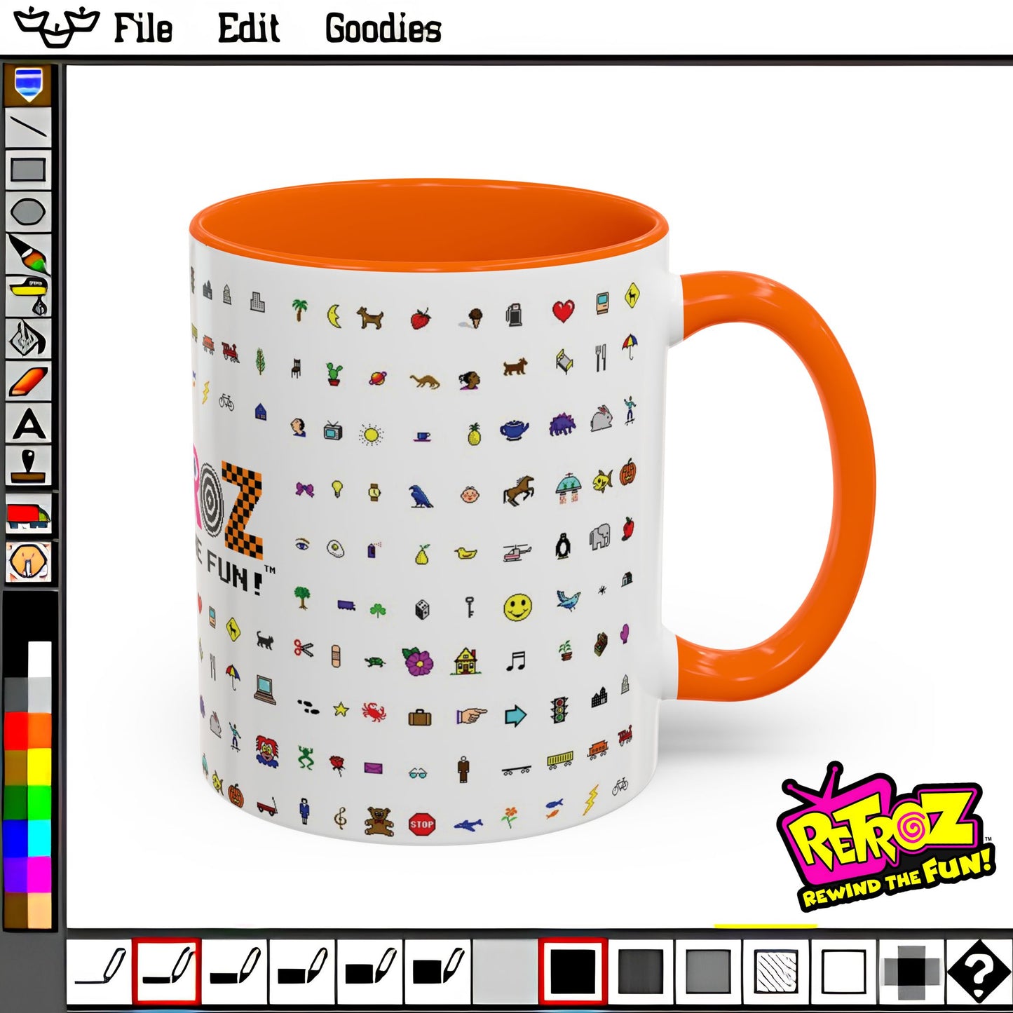 Retroz™ Pixel Icon Mug – Rewind the Fun™