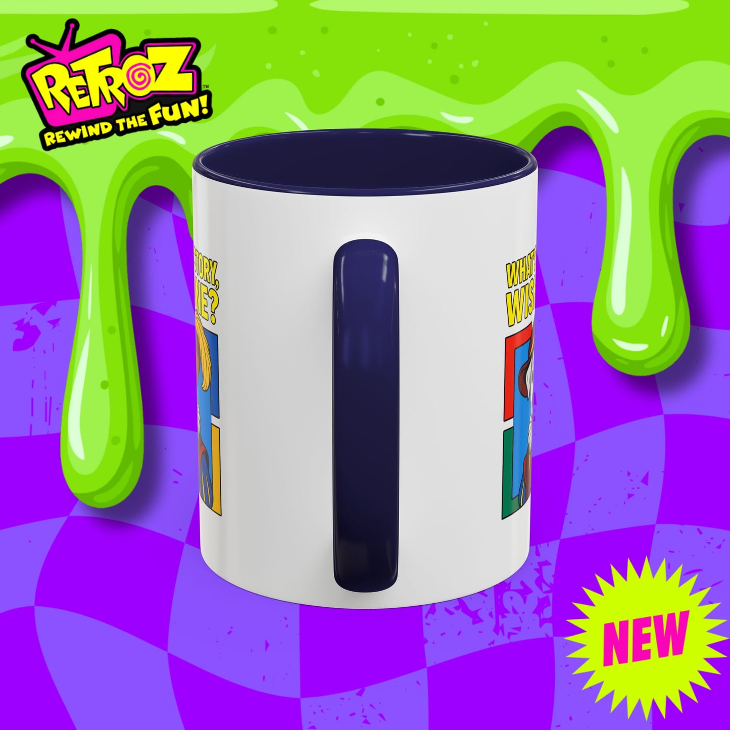 Whimsical Dog-Themed Coffee Mug, Cute Pet Lover Gift, What's the Story Wishbone, Colorful Accent Mug, Fun Dog Lover Accent Mug