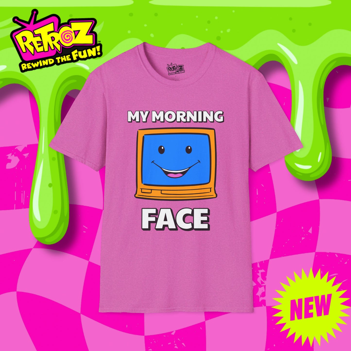 My Morning Face Retro TV T-Shirt