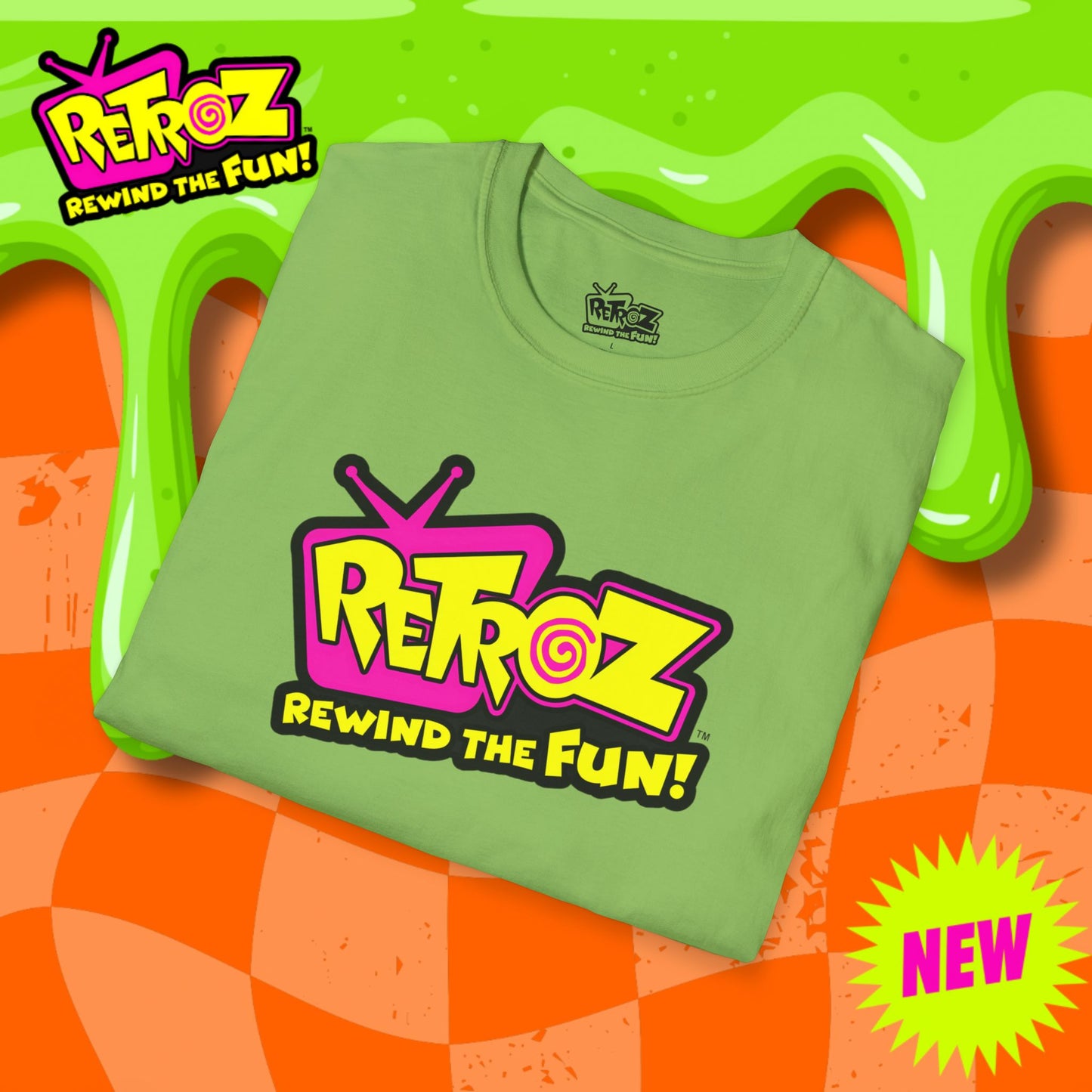 🌀 Official Retroz Unisex Softstyle T-Shirt – Rewind the Fun!