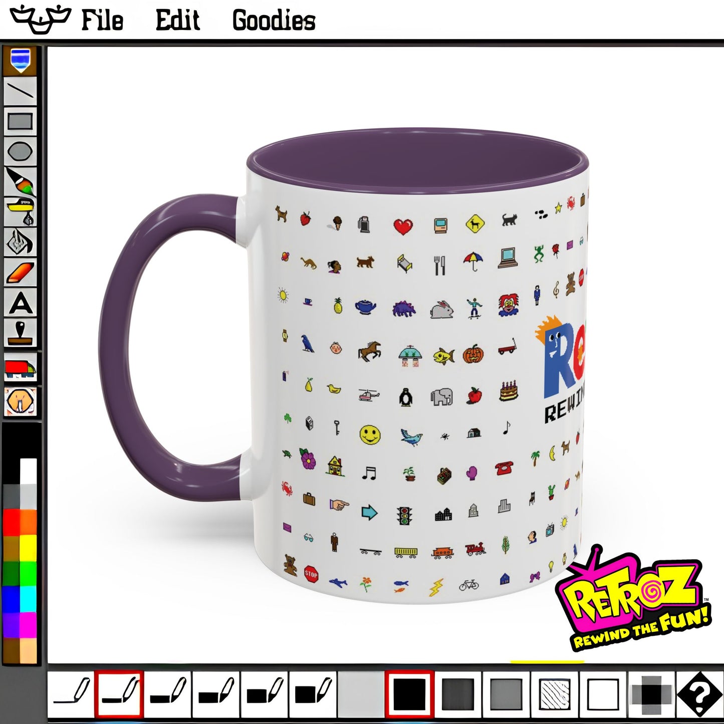Retroz™ Pixel Icon Mug – Rewind the Fun™