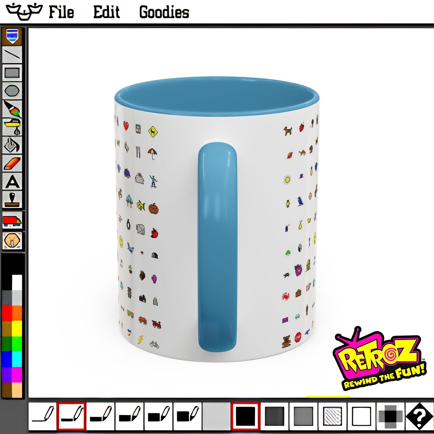Retroz™ Pixel Icon Mug – Rewind the Fun™