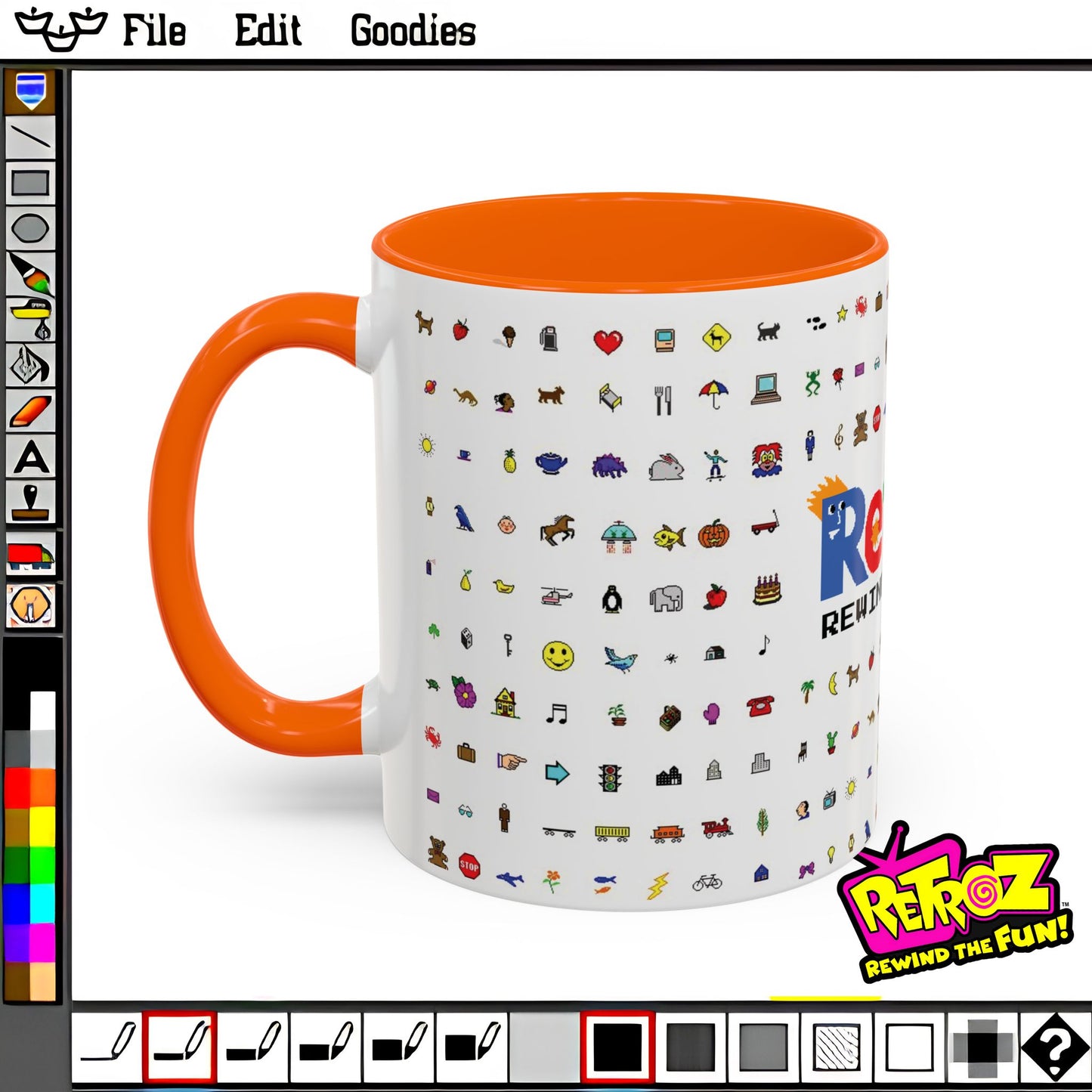 Retroz™ Pixel Icon Mug – Rewind the Fun™