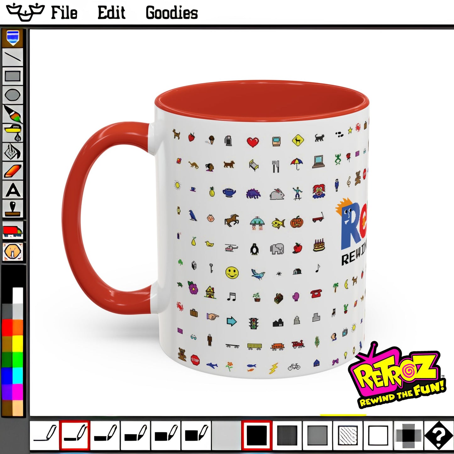 Retroz™ Pixel Icon Mug – Rewind the Fun™