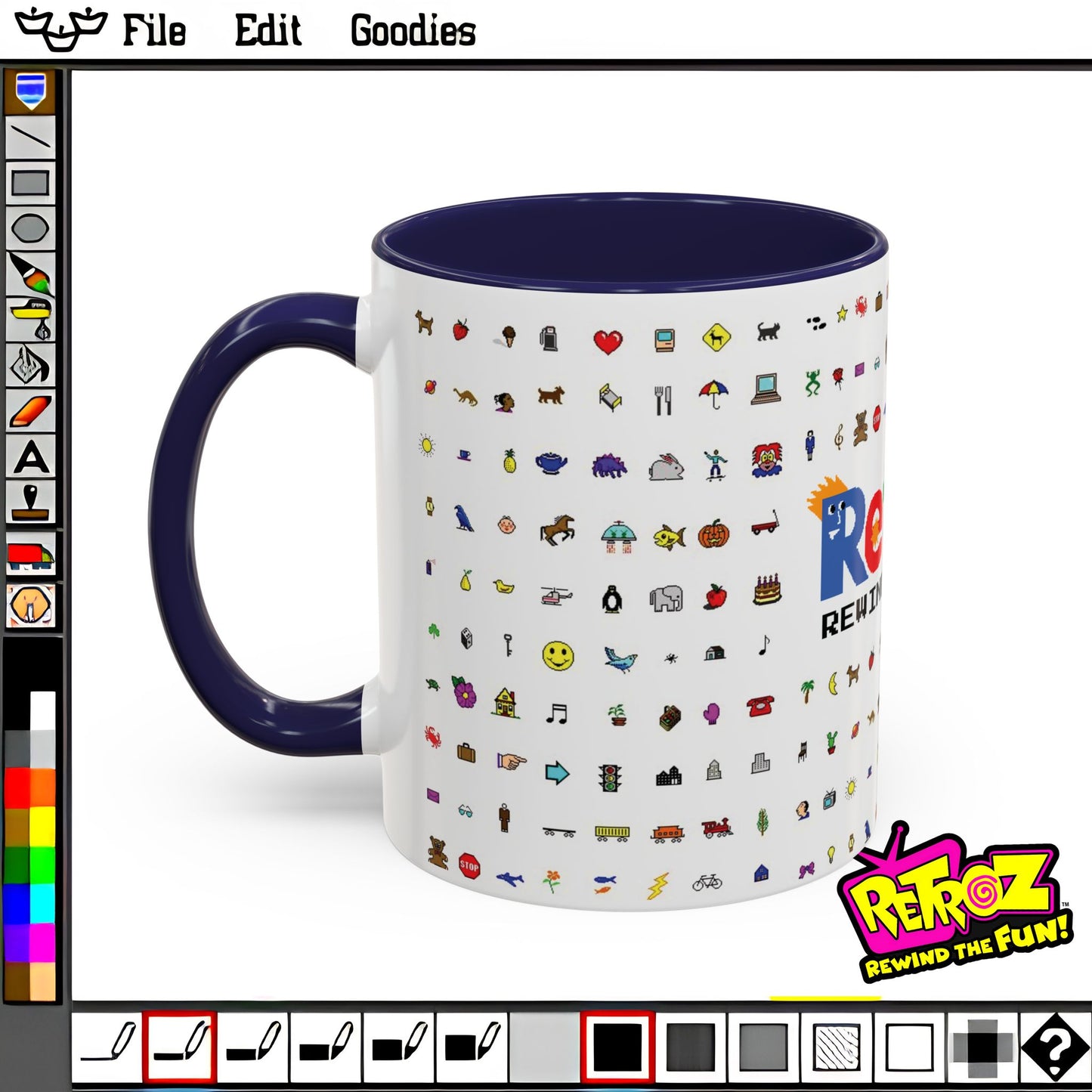 Retroz™ Pixel Icon Mug – Rewind the Fun™